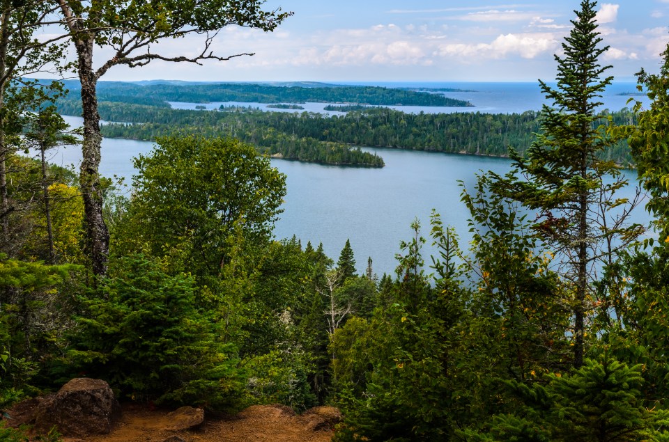  Isle Royale National Park is a chain of forested islands in Lake Superior