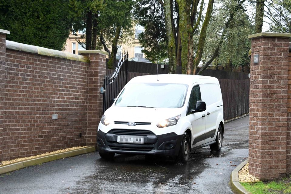  Forensic teams left the house after the break-in