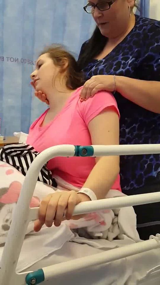  Jade Almond, 16, has been left unable to sit up unaided after a car crash left her paralysed