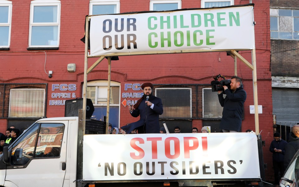  The speaker at the protest accused Moffatt of promoting homosexuality