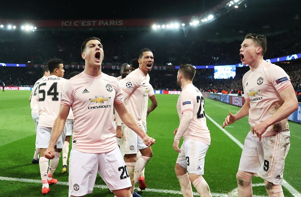  Manchester United made history when they pulled off a comeback against PSG