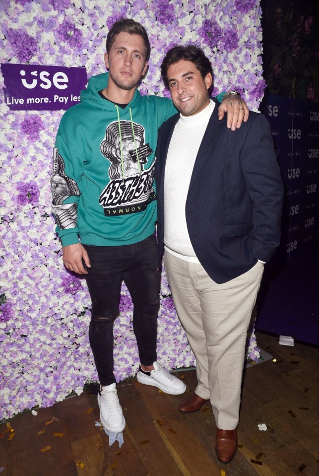  Dan attended the bash with pal Arg