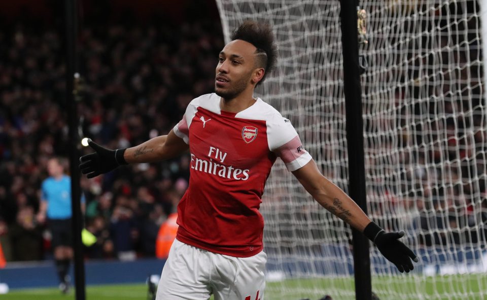  Aubameyang banished his demons from a week ago to secure the win