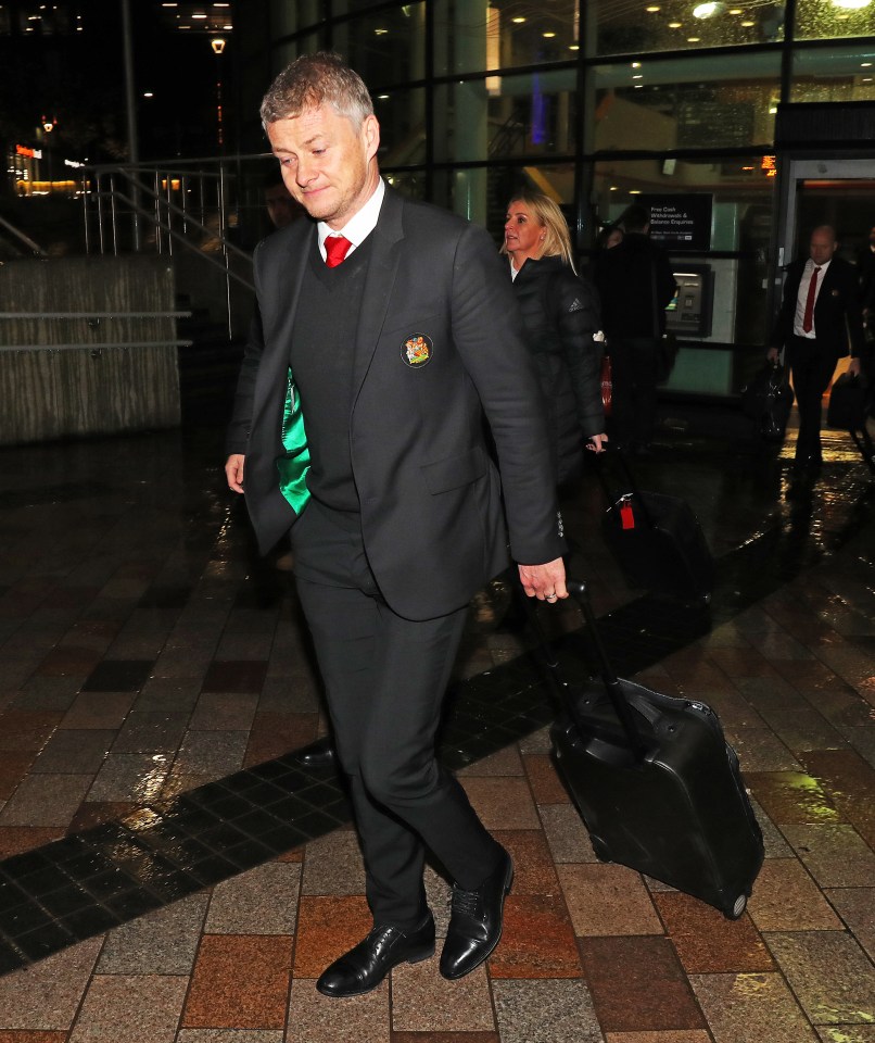  Ole Gunnar Solskjaer and his side got back to Manchester late last night after the defeat to Arsenal