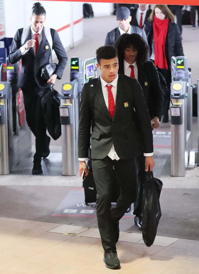  Mason Greenwood made his Premier League debut when he replaced Nemanja Matic with ten minutes to go