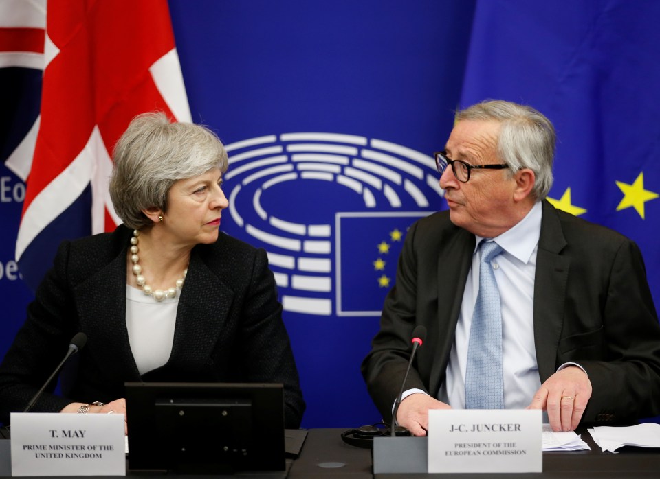  The PM held talks with Jean-Claude Juncker in Strasbourg on Monday