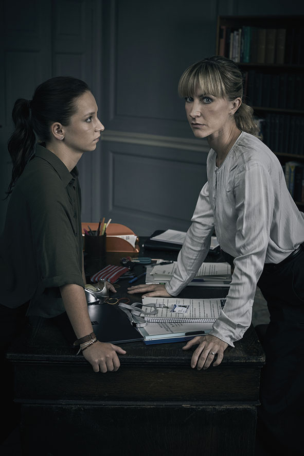  Katherine Kelly and Molly Windsor played bitter rivals in the ITV drama