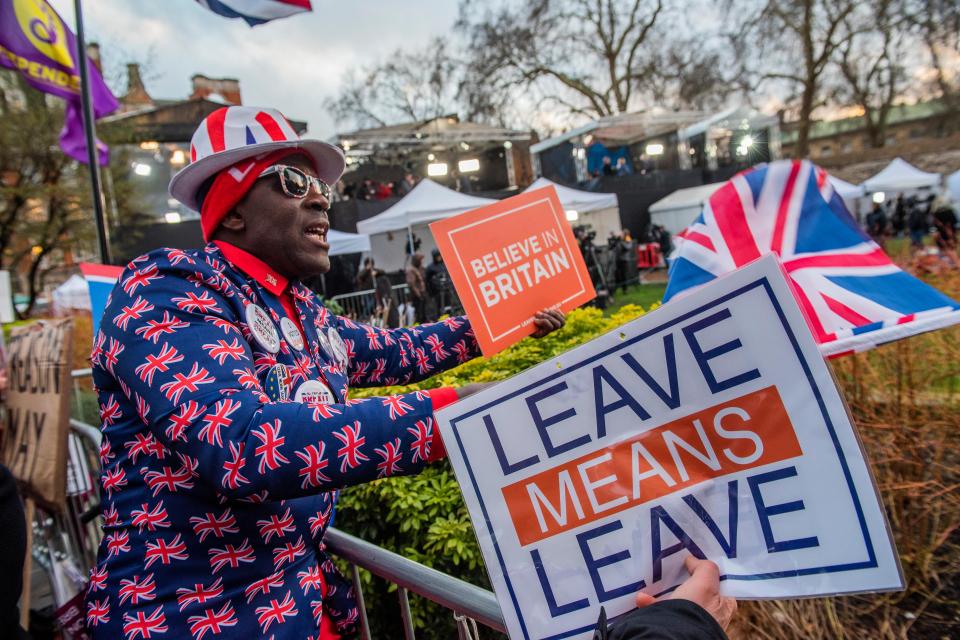  A Brexiteer supports the UK quitting the EU