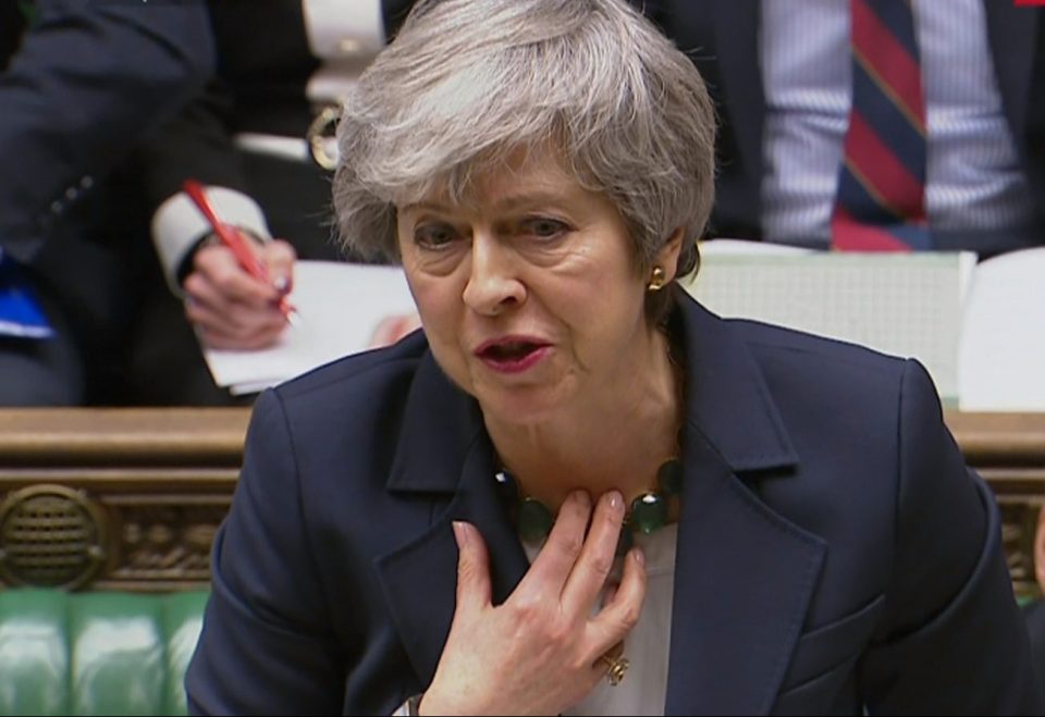  The Prime Minister revealed Brexit could be delayed for a further two years if MPs reject her deal again