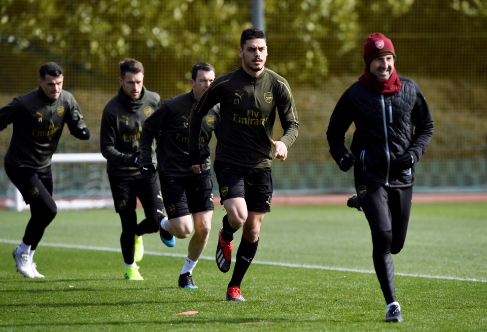  Unai Emery is renowned for putting his players through their paces at training