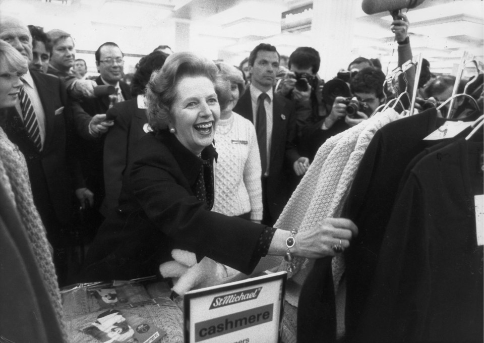  Prime Minister Margaret Thatcher was a fan of the brand's underwear lines