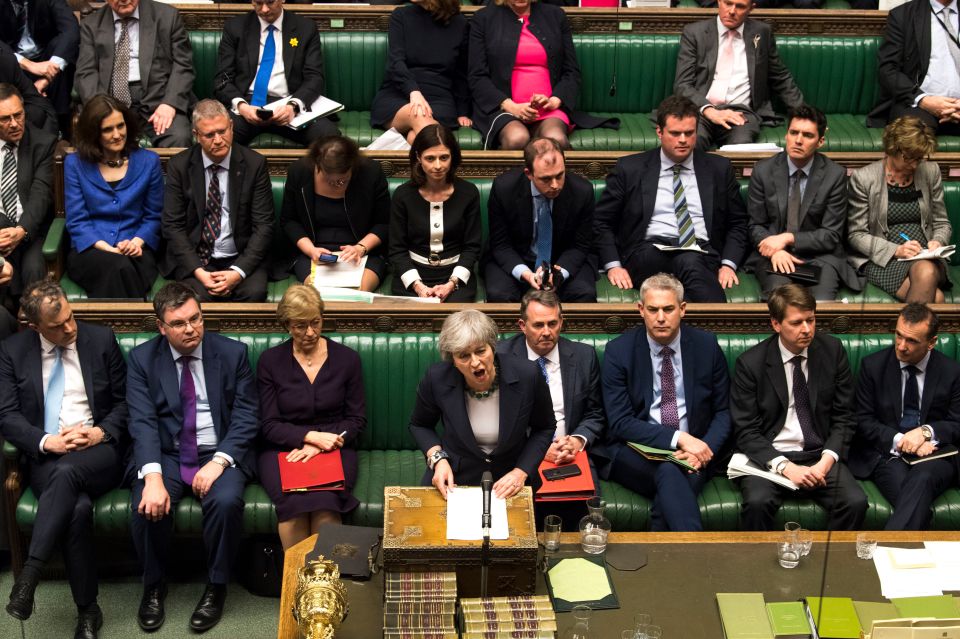  The Commons rebelled against Theresa May tomorrow