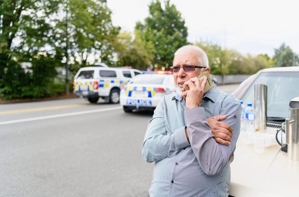  Ramzan Ali waiting outside the mosque before he found out what happened to his brother