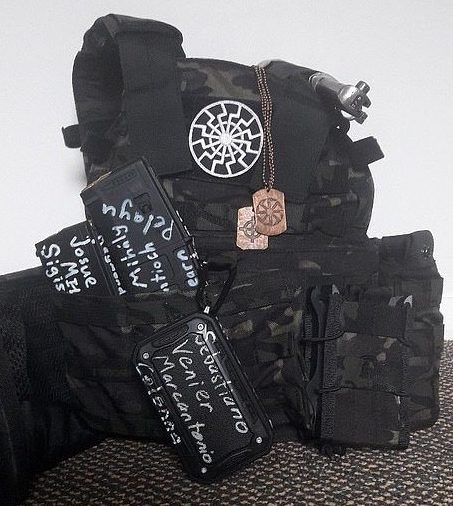  The weapons used in the massacre that claimed the lives of 49 people were covered in names of 18th century admirals and the Satanic Black Sun symbol