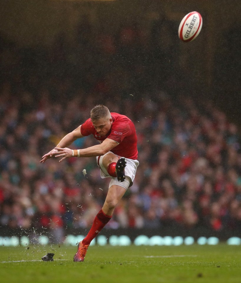  Gareth Anscombe kicked 20 of Wales 25 points in their win over Ireland