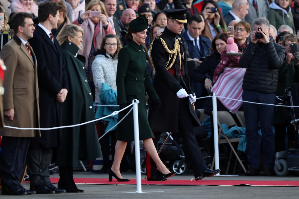  The Duke and Duchess of Cambridge appeared to be in good spirits