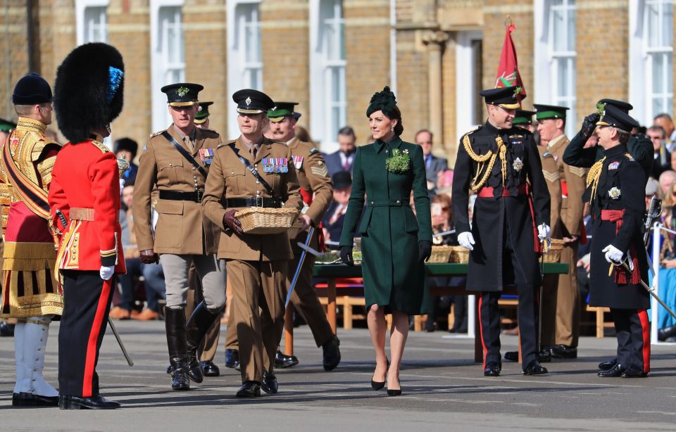  St Patrick's Day Parade was held at the Cavalry Barracks in Hounslow