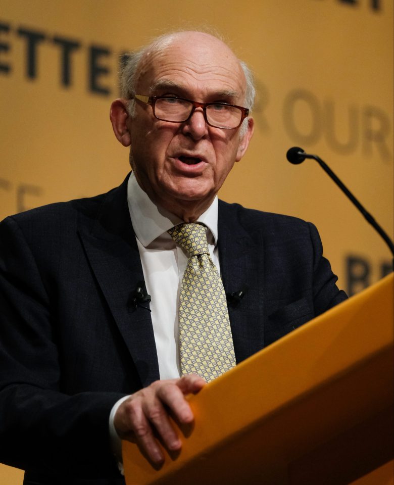  Lib Dem leader Sir Vince Cable said Mr Corbyn would not be joining an upcoming rally calling for a People's Vote