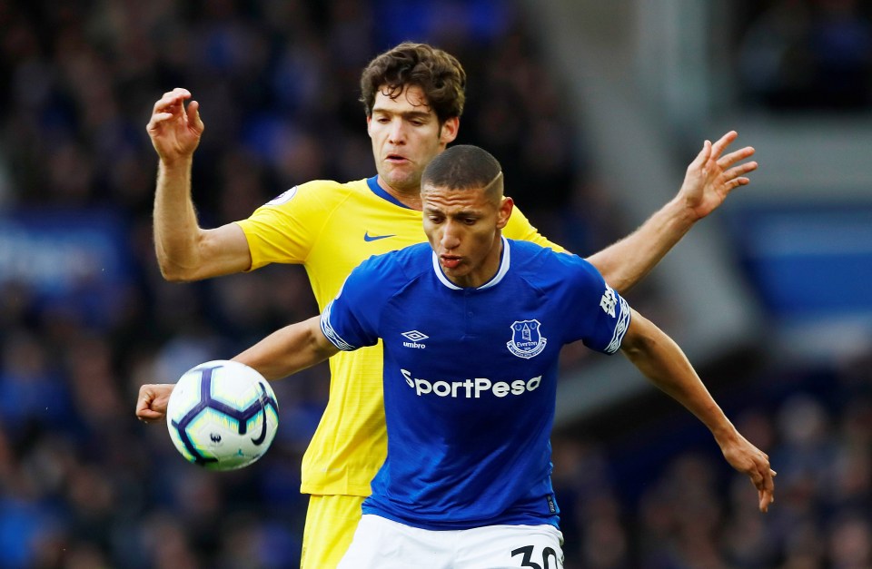  AC Milan have been put off by Richarlison's £60m valuation