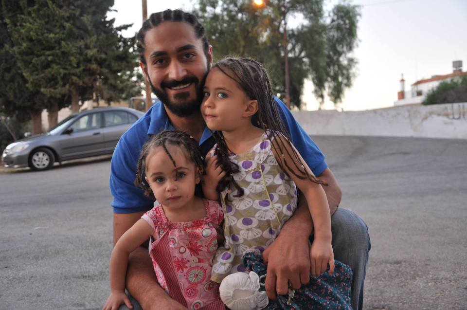  Pictured before the Christchurch massacre is Waseim Alsati with his daughters, including Alin, left, who has been in a critical condition in Auckland, New Zealand