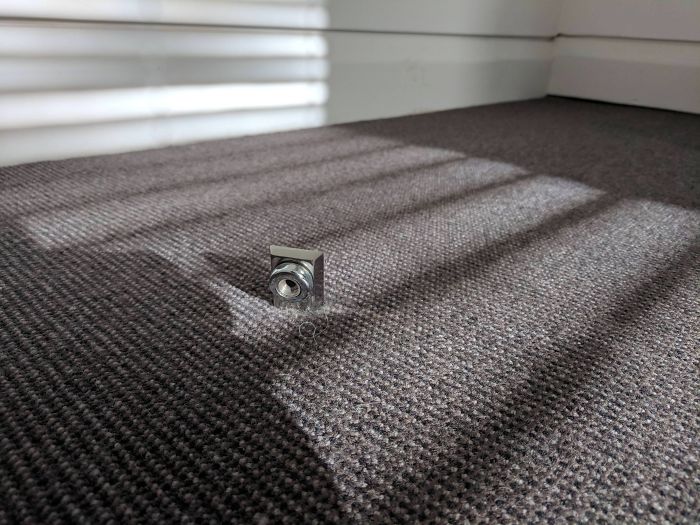  A guest complained about the door stop in the middle of the room that blended into the carpet, after hitting his foot on it four times during his stay