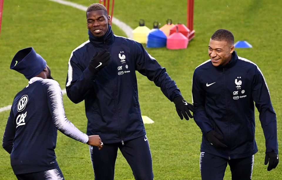  It's all smiles in the French camp ahead of the Euro qualifying campaign