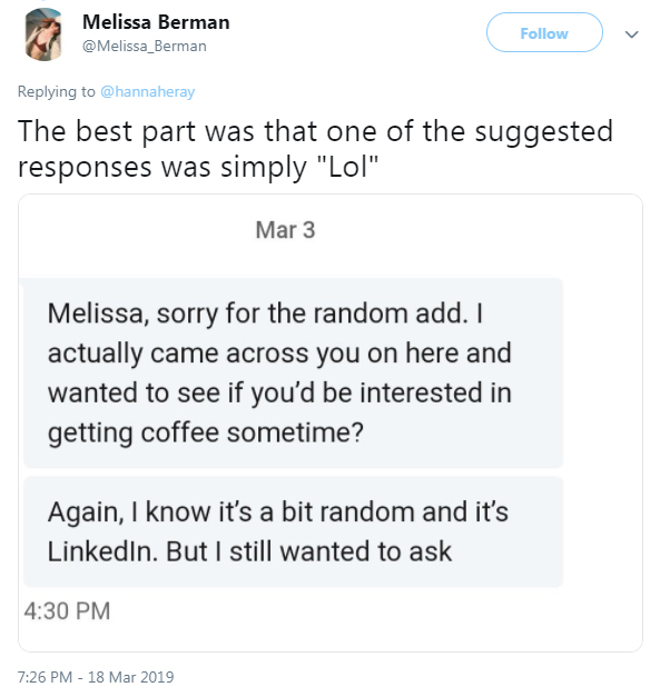  One woman shared how she had been asked out for coffee