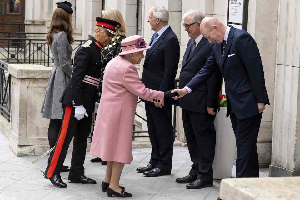  Sir Christopher, right, has previously served as the Queen's private secretary