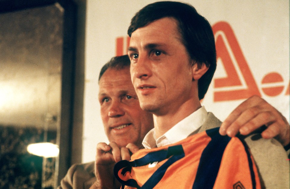  Johan Cruyff is just one of football's legendary figures to have been influenced by the Dutchman