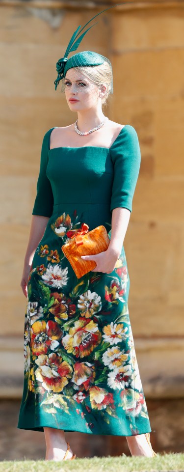  Lady Kitty Spencer turned heads in her green Dolce & Gabbana dress