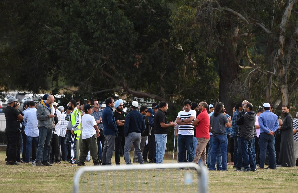  As many as 200 mourners gathered to pay their respects to Khaled and Hamza