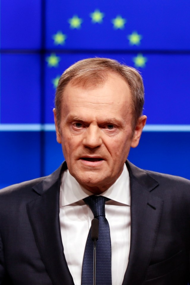  EU Council chief Donald Tusk initially proposed offering the UK an extension until at least May 22 -regardless of whether or not she gets her deal through Parliament