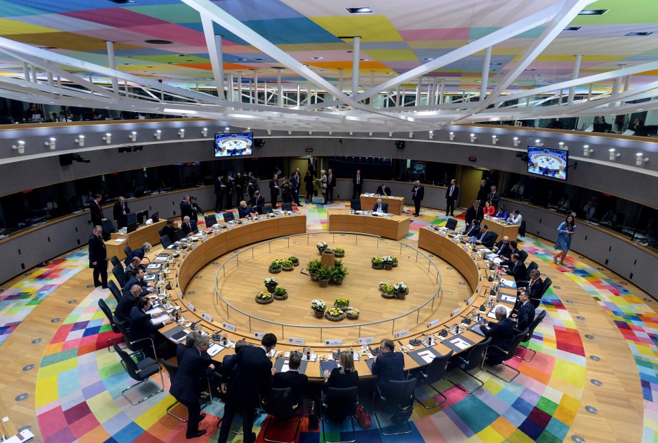  Today's European Council summit in Brussels