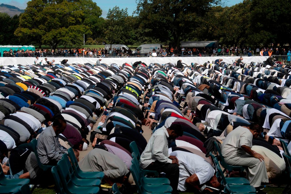 Muslims offer Friday prayer led by Gamal Fouda, imam of tragedy-stricken Al Noor mosque