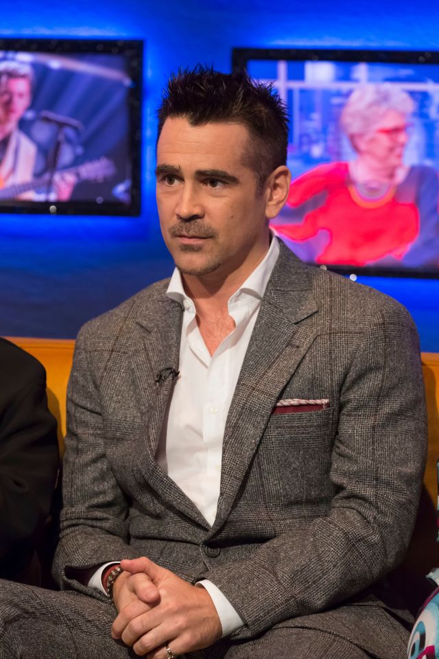  Hunk Colin Farrell will be on the sofa tonight