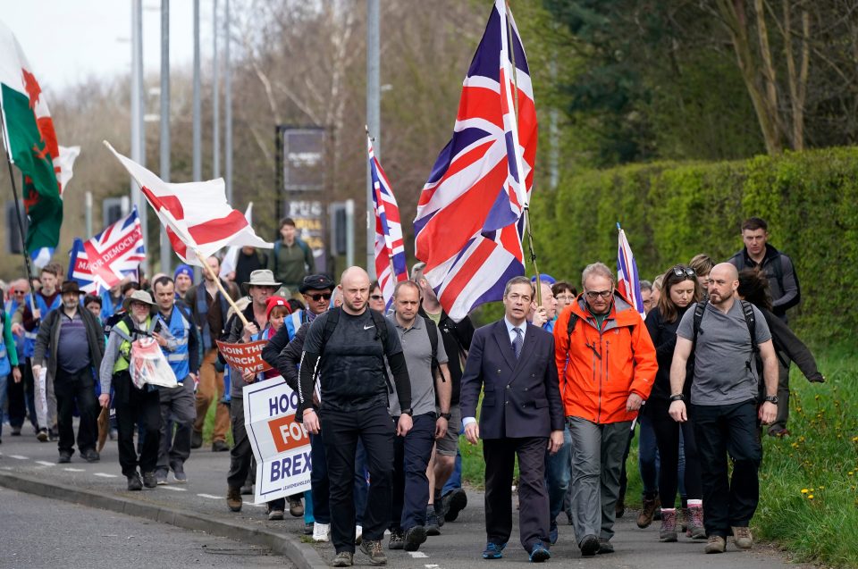  Farage's march started in Sunderland