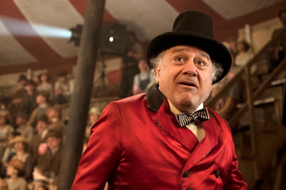  Danny De Vito stars as circus ringmaster Medici