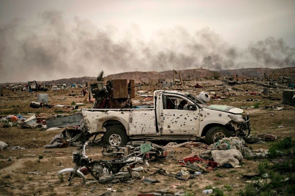  The battle-scarred remains of ISIS's last stronghold Baghuz