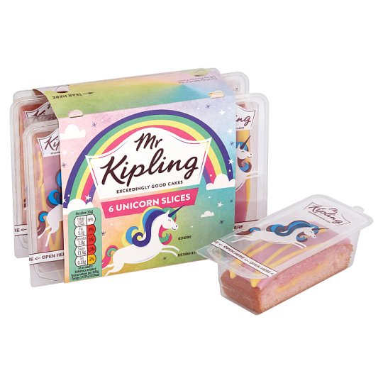  You can't go wrong with a pack of Mr Kipling unicorn slices for only £1