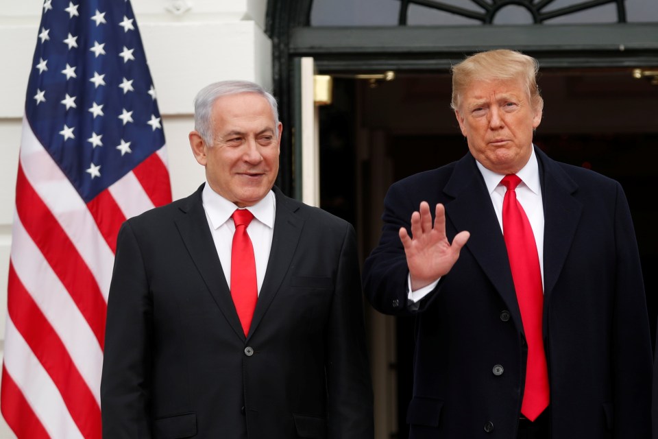  The official recognition appeared to be the most overt gesture by the Republican president to help Netanyahu