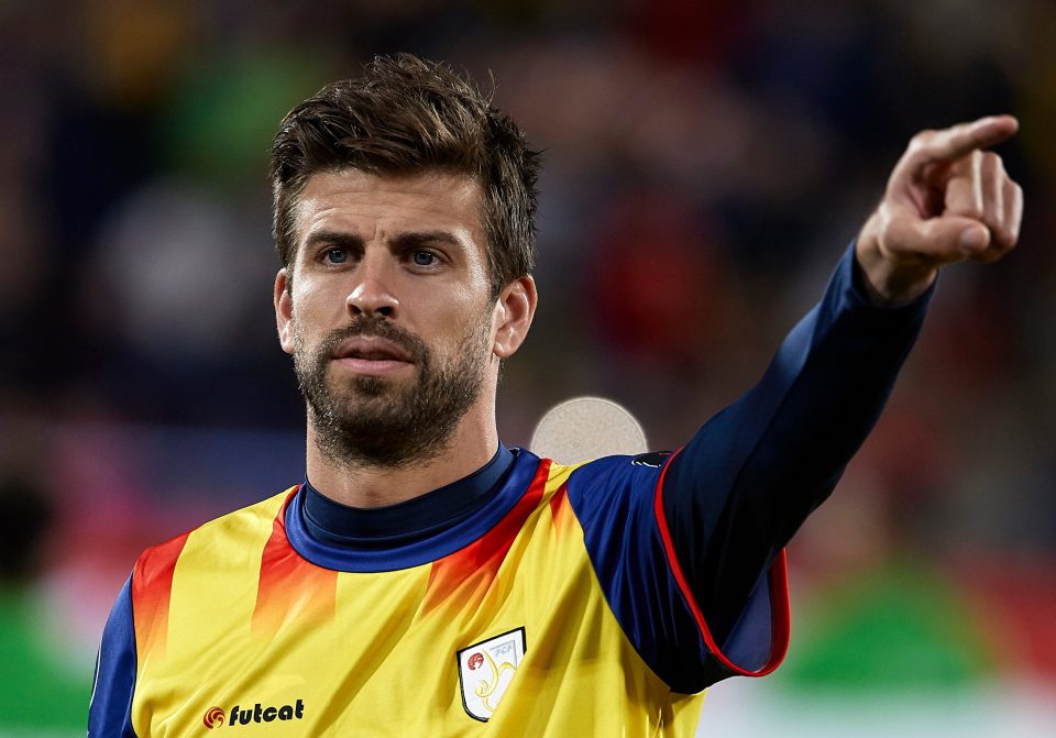  Pique demanded respect from Catalonia supporters when they chanted, 'what he f*** is Spain?'