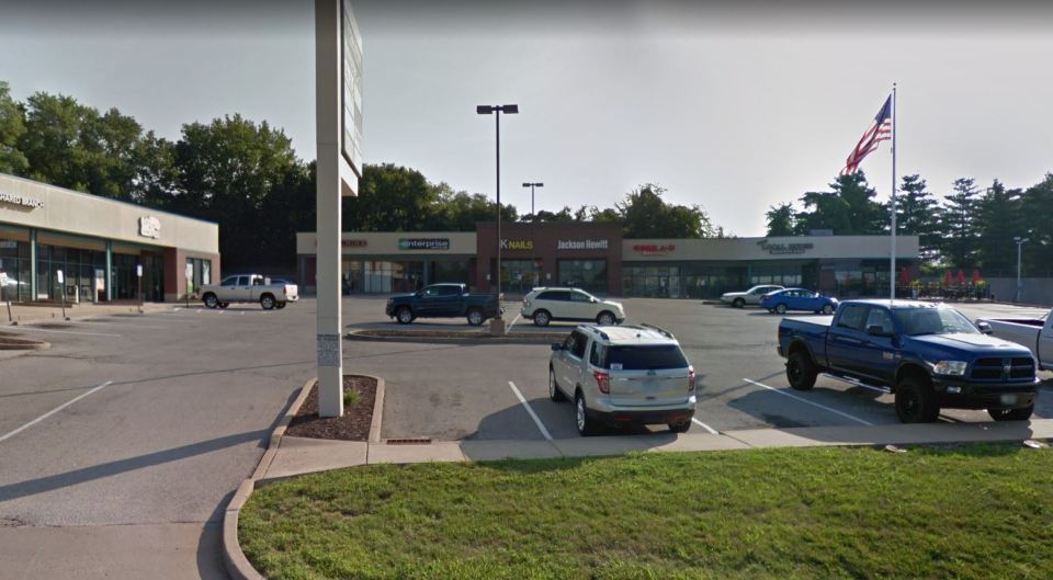  A Google Map view of the Enterprise office in Missouri