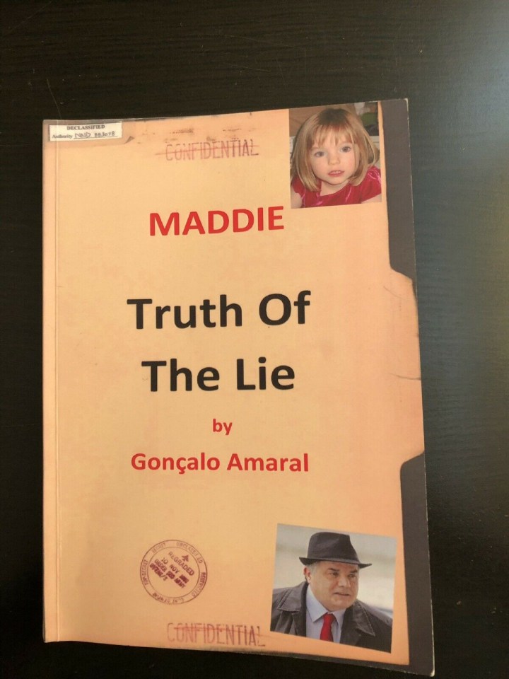 Pictured is Amaral’s book which the McCanns sued over