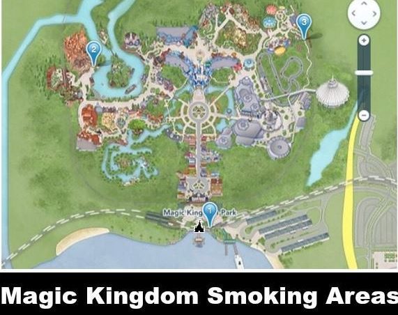  Walt Disney world designated smoking areas