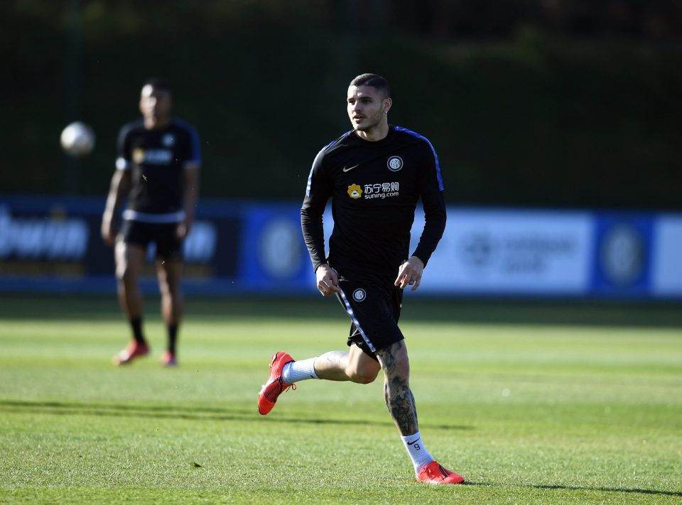  Icardi has not featured for the Italian giants since the beginning of February