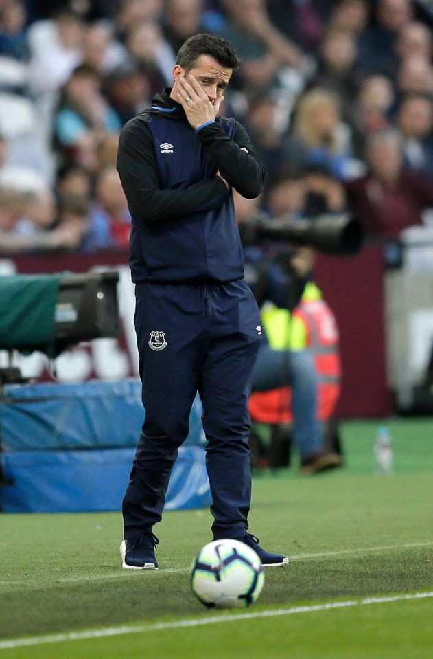  Marco Silva's Everton have now climbed above West Ham in the table