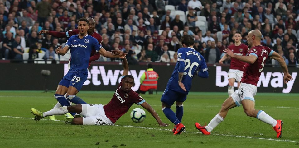  Bernard had the easy task of slotting home from six yards after Seamus Coleman teed him up after racing clear down the right