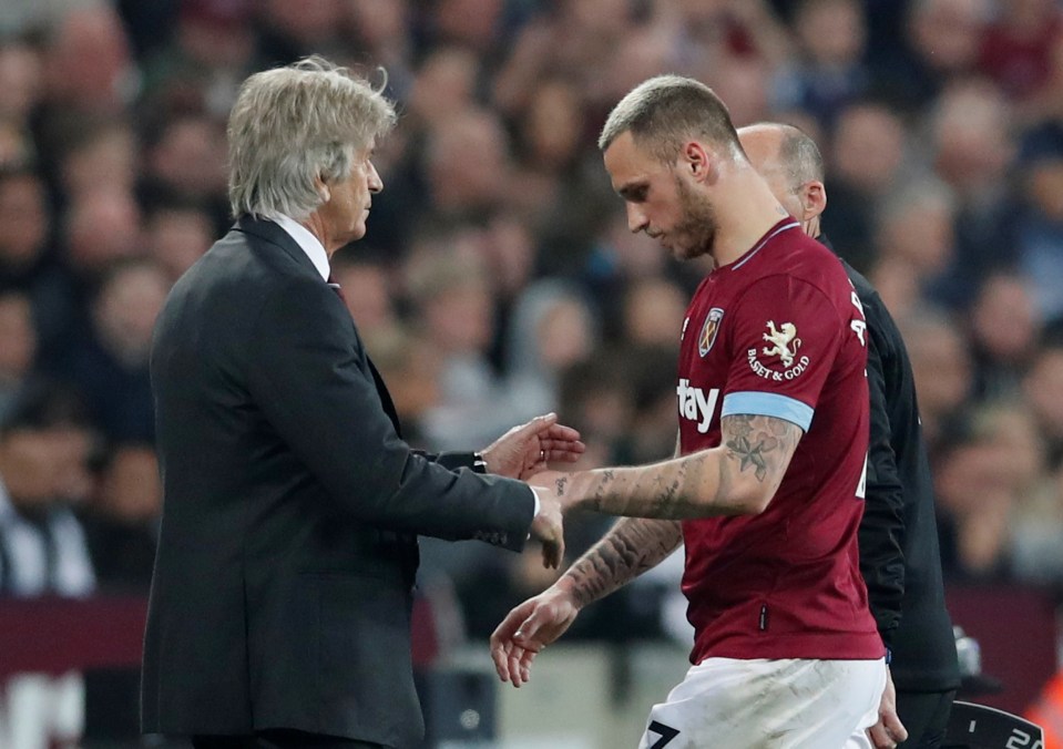  Marko Arnautovic was booed as he left the field against Everton