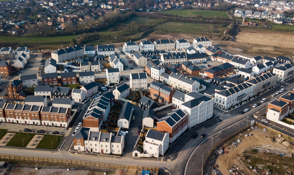  The Sherford town in Plymouth, Devon, which is still being developed - where current residents have found hundreds of faults