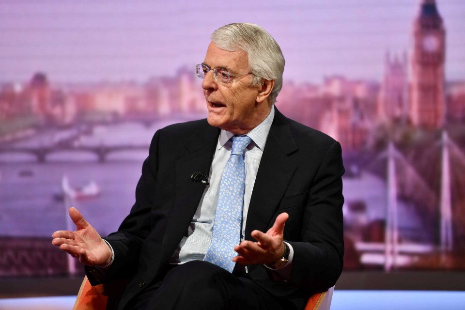  John Major called for a national unity Government